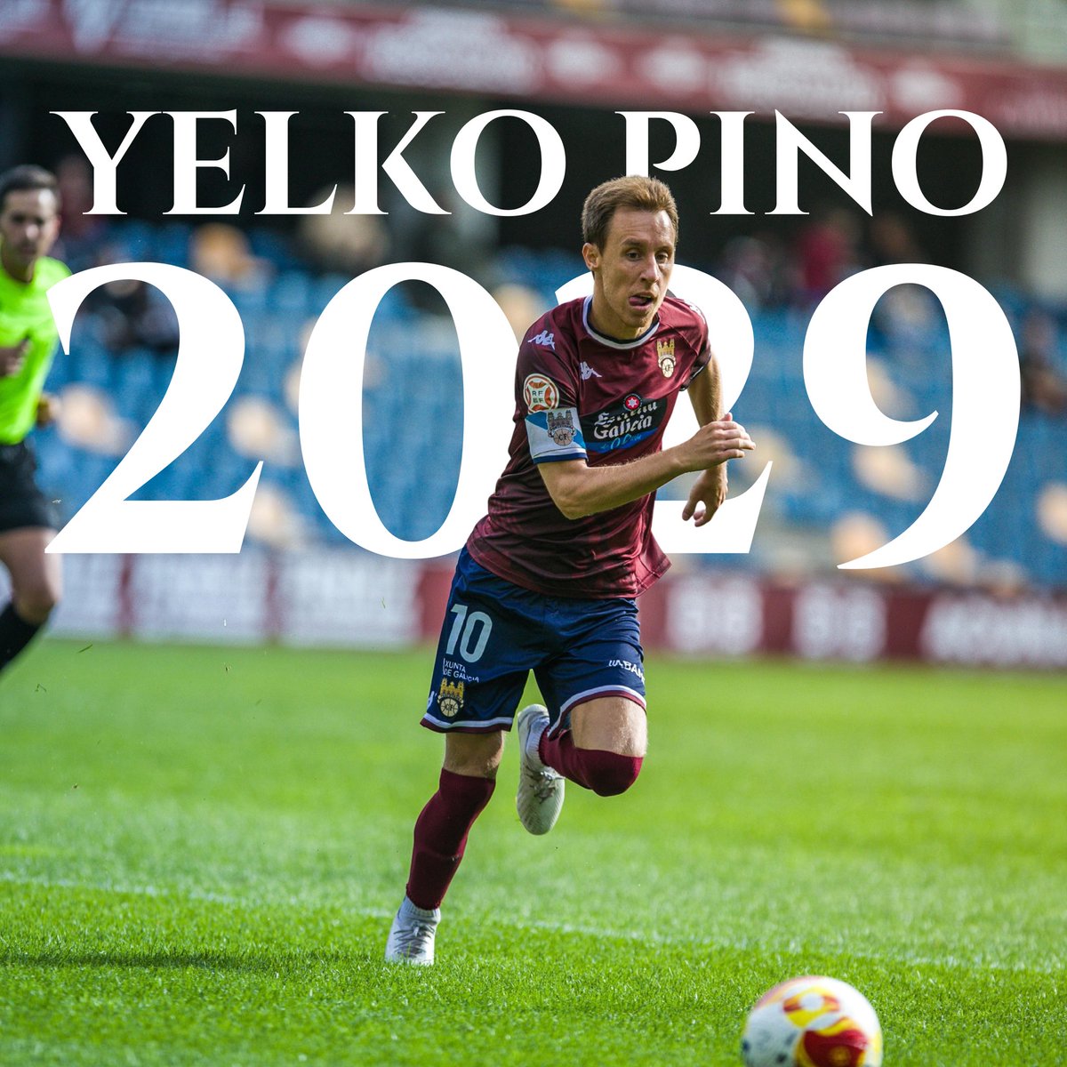 ✍️ 𝑪𝒐𝒎𝒑𝒓𝒐𝒎𝒊𝒔𝒐, 𝒊𝒅𝒆𝒏𝒕𝒊𝒅𝒂𝒅𝒆 𝒆 𝒂𝒎𝒃𝒊𝒄𝒊𝒐𝒏 

Yelko Pino seguirá vestindo de granate as vindeiras 3 tempadas.

153 partidos co Pontevedra CF, un dos nosos capitáns e unha peza chave para seguir medrando xuntos.

#𝐆𝐑𝐀𝐍𝐀𝐓𝐄 ♥️
#PrimeraFederacion