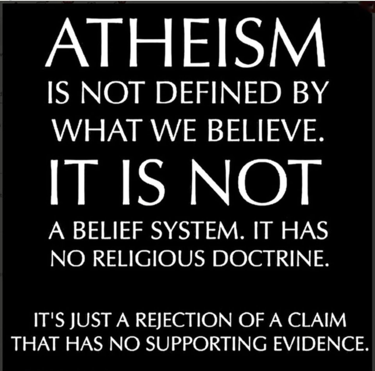 We ask for proof. We never get it. Easy peasy.