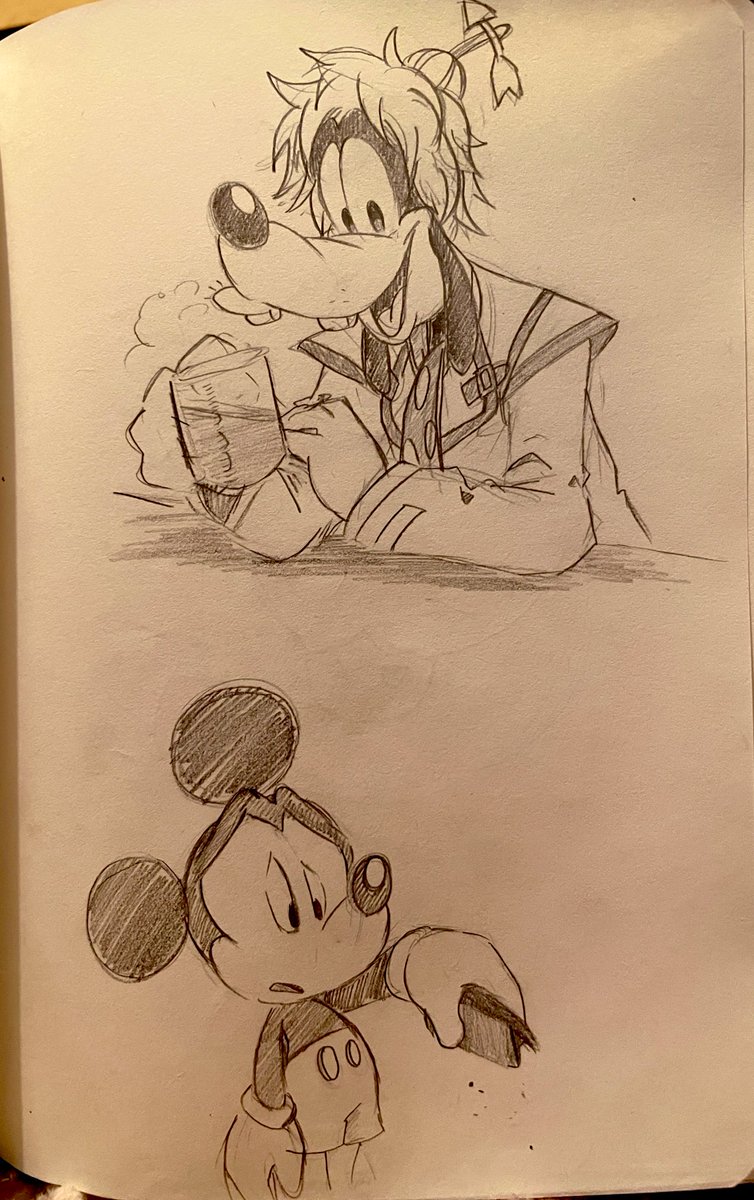 アナログで描いてた時のノート突然出てきた 