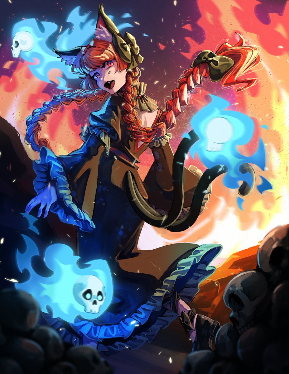 Here my Rin Kaenbyou for my participation for Bunbunmaru extra n18 from <a href="/POfBoundaries/">Paradise of Boundaries</a> ✨

Im so pround of this illustration 💫
#Touhou_Project #touhoufanart