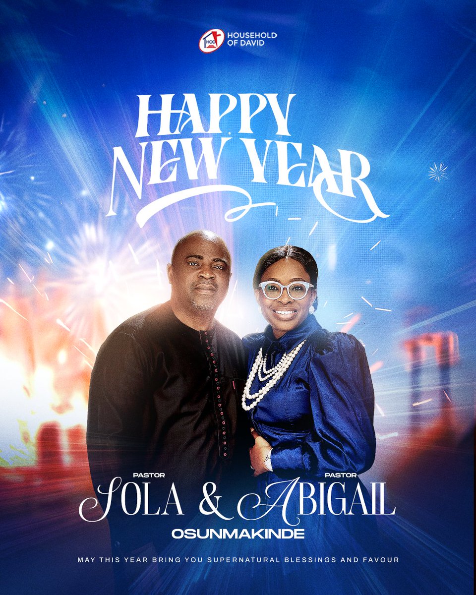 God has gone ahead of us, aligning times and seasons, releasing supernatural favour, divine advantage, and blessings that cannot be explained by human effort. 

Welcome to a year marked by God’s hand, God’s help, and God’s favour.

- Pastor Sola and Pastor Abigail Osunmakinde