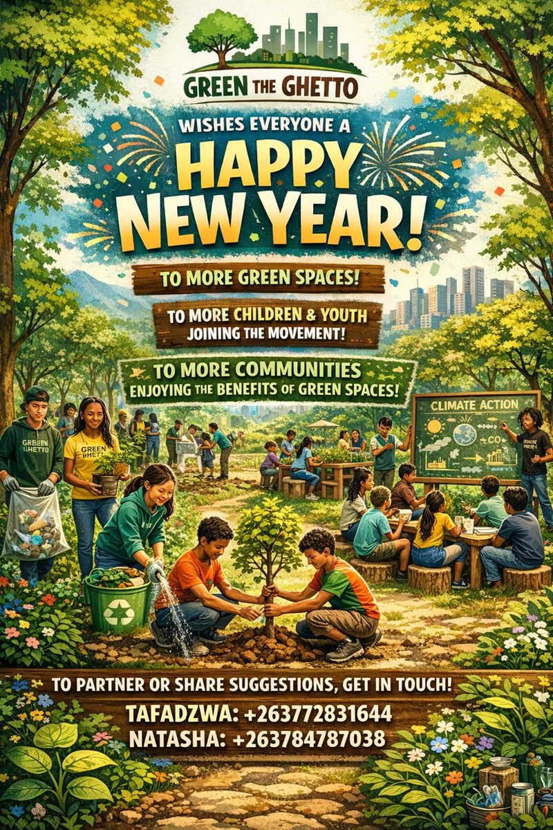 Greetings for the new season. We express our deepest gratitude to all our supporters who have been with us throughout 2025. May our collective efforts in transforming low-income high-density suburbs into clean, healthy, and sustainable communities in Zim &amp; beyond be ever fruitful