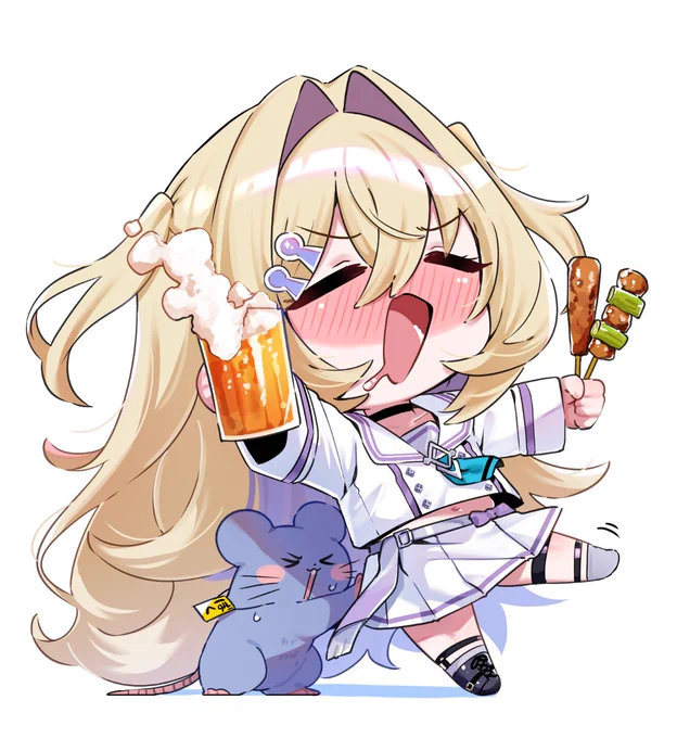 黒朕と白朕です、両方必要だと思いました #メメメモリー