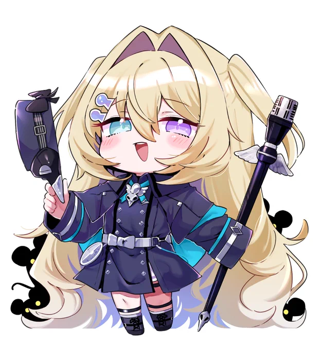 黒朕と白朕です、両方必要だと思いました #メメメモリー