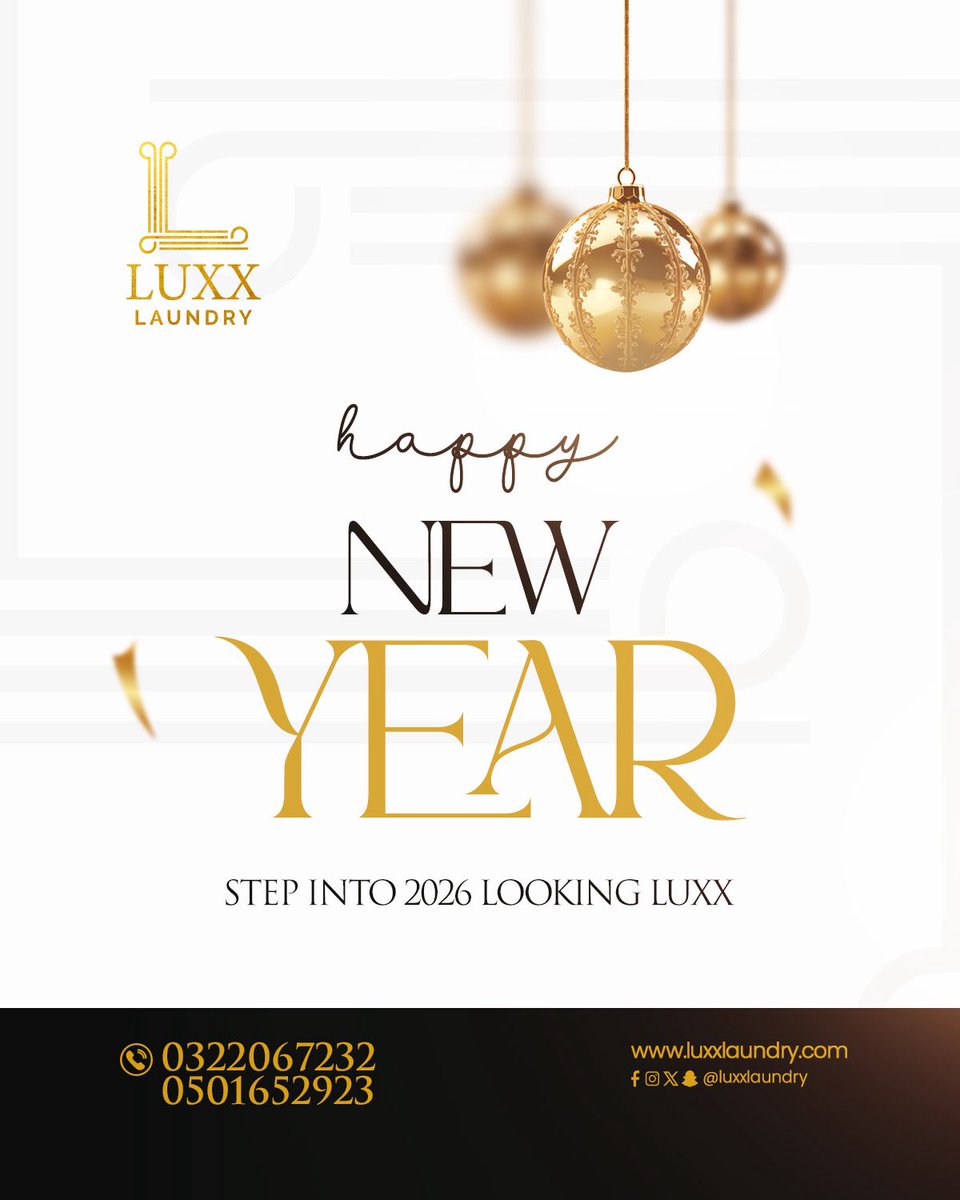 LuxxLaundry's tweet photo. Sending you good wishes for the new year!๐
#AbsoluteQualityEverytime https://t.co/3Rco2xSQrf