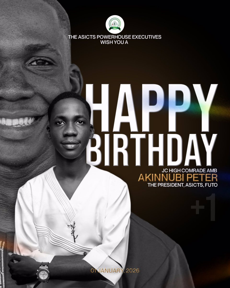 Today we Celebrate our Visionary Leader who is committed to service, students well being and progress in our Faculty

Happy Birthday Mr President 🎊❤️