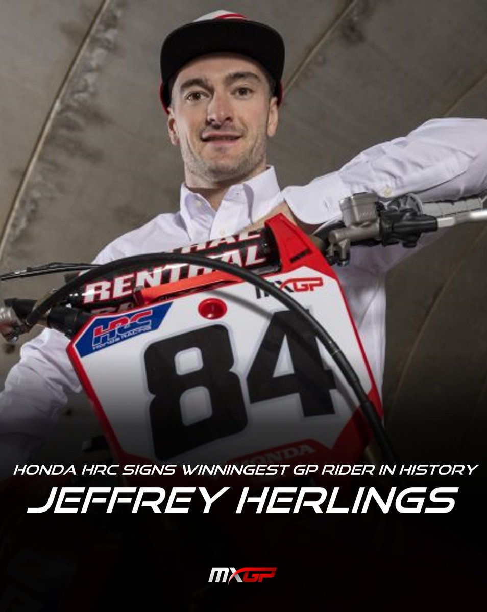 FIVE-TIME WORLD CHAMPION JEFFREY HERLINGS IS JOINING HONDA HRC IN A MULTI-YEAR DEAL 🚨

In a massive change for the Dutchman, he will be lining up on a Honda CRF450R for the first ever time in his career!

"Obviously this is a big change for me, but honestly, I am so excited to