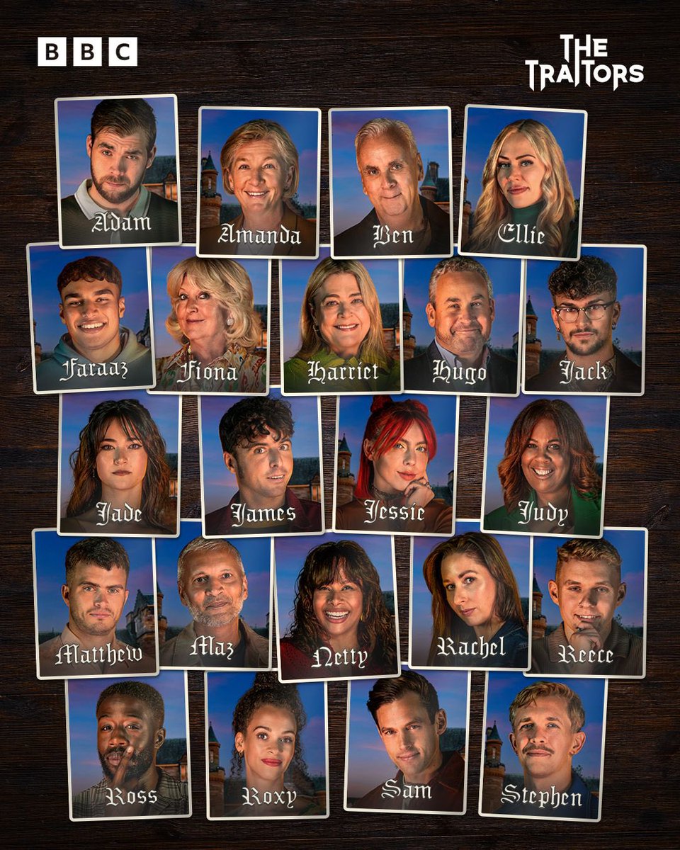 bbcpress's tweet image. 🏰 Meet The Traitors Class of 2026

22 people. One castle. And a potential £120k.

Who’ll be Faithful? And who’ll be Traitors?

More ➡️ bbc.in/49mzRUU