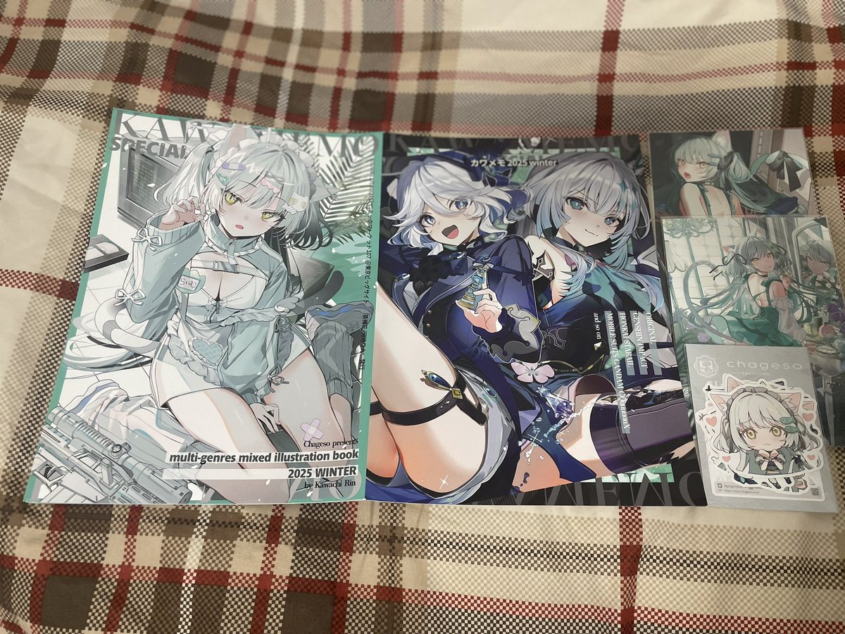 C107戦利品 河地りん(@ gingatrain814 )先生の新刊・ポストカード