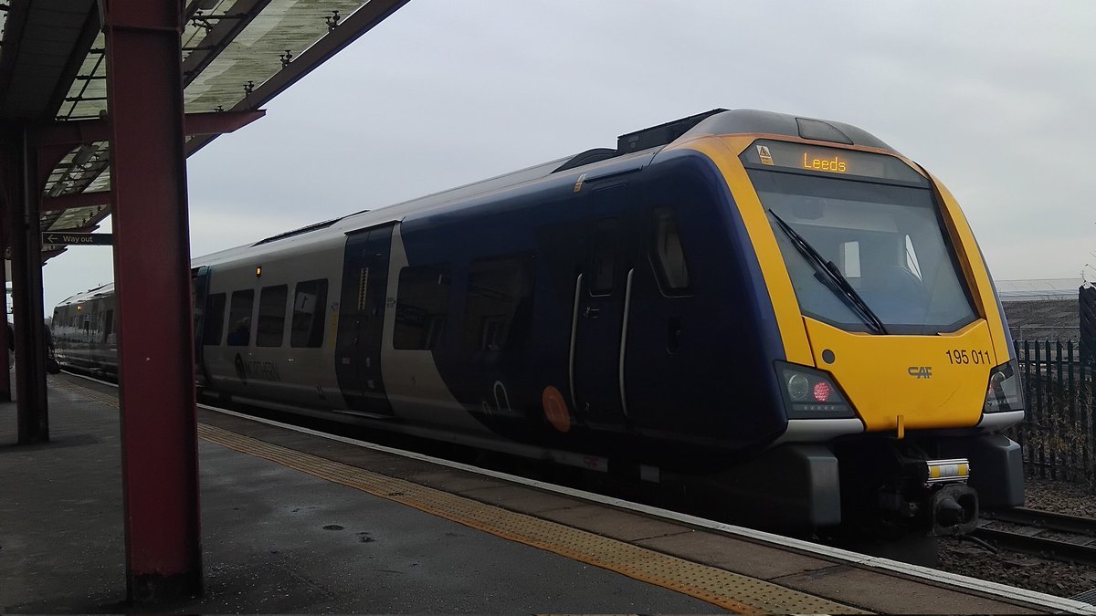 JamesTGlossop's tweet image. So, the first train journey of 2026 has officially been done, even if it's to work. The 12:09 from Barnsley to Wakefield Kirkgate with @northernassist Happy New Year to all at Northern. 
(01/01/2026) #Wakefield #Class195 #WestYorkshire @alexhornbyrail