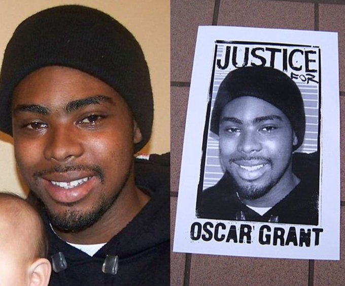 BlackMediaHub's tweet image. January 1, 2009 — Oscar Grant was murdered in Oakland by BART police officer, Johannes Mehserle.