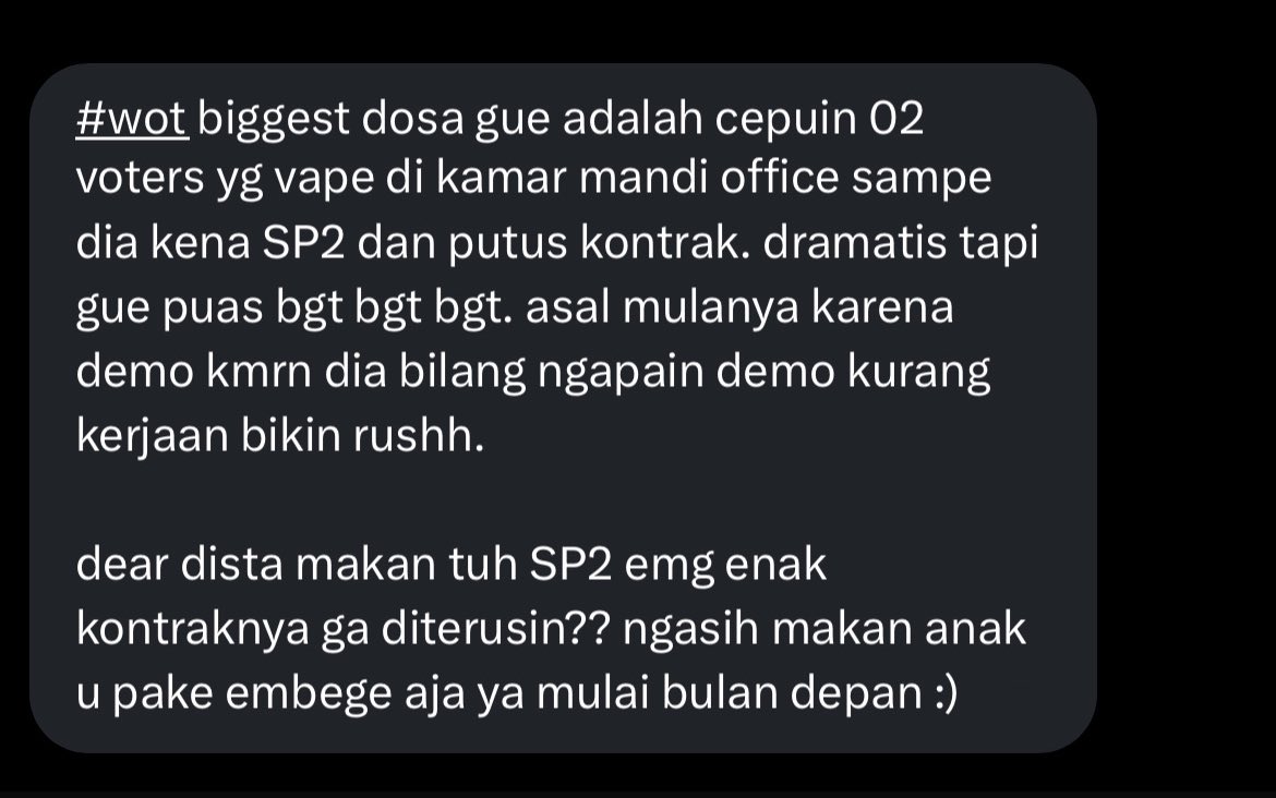 tubirfess's tweet image. 9. SEBUAH COMEBACK