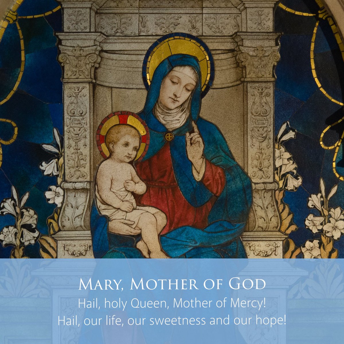 Happy New Year, and happy Solemnity of Mary, the Holy Mother of God. We ask her to watch over us, to guard and to guide us in this coming year, and to help bring us ever closer to her son, Jesus.

Mary, Mother of God, pray for us.
