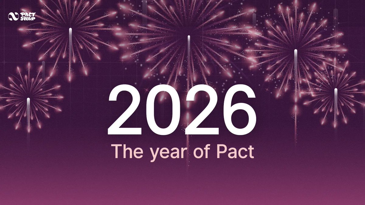 Pact_Swap's tweet image. Happy New Year! 🎉 

Our Resolution for this year is to set the standard for what it means to be a DEX.  

Whats yours?