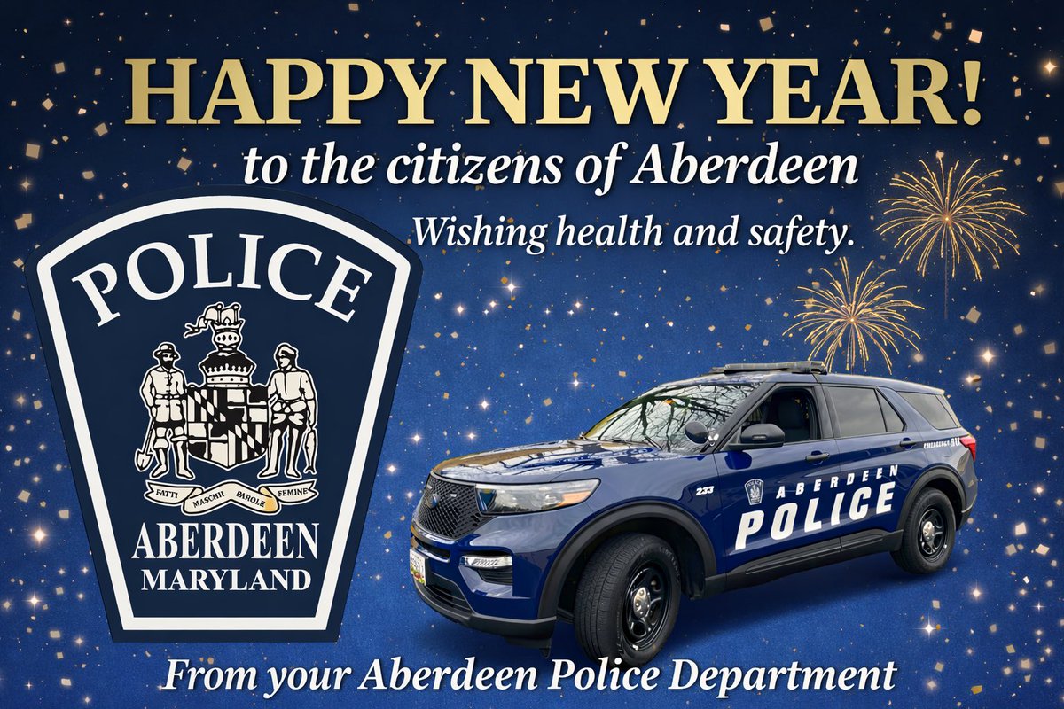 Aberdeen Police Department, MD tweet media