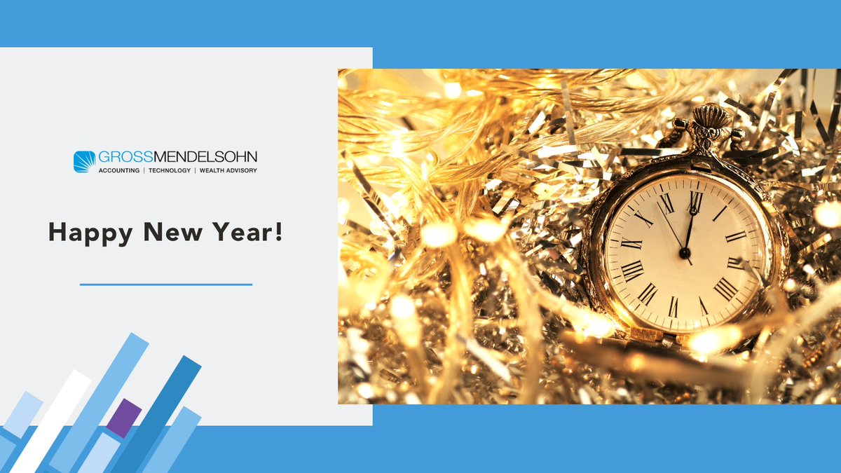 Happy New Year! All of us at Gross Mendelsohn wish you a happy, healthy and prosperous 2026. Our offices are closed today for the holiday.