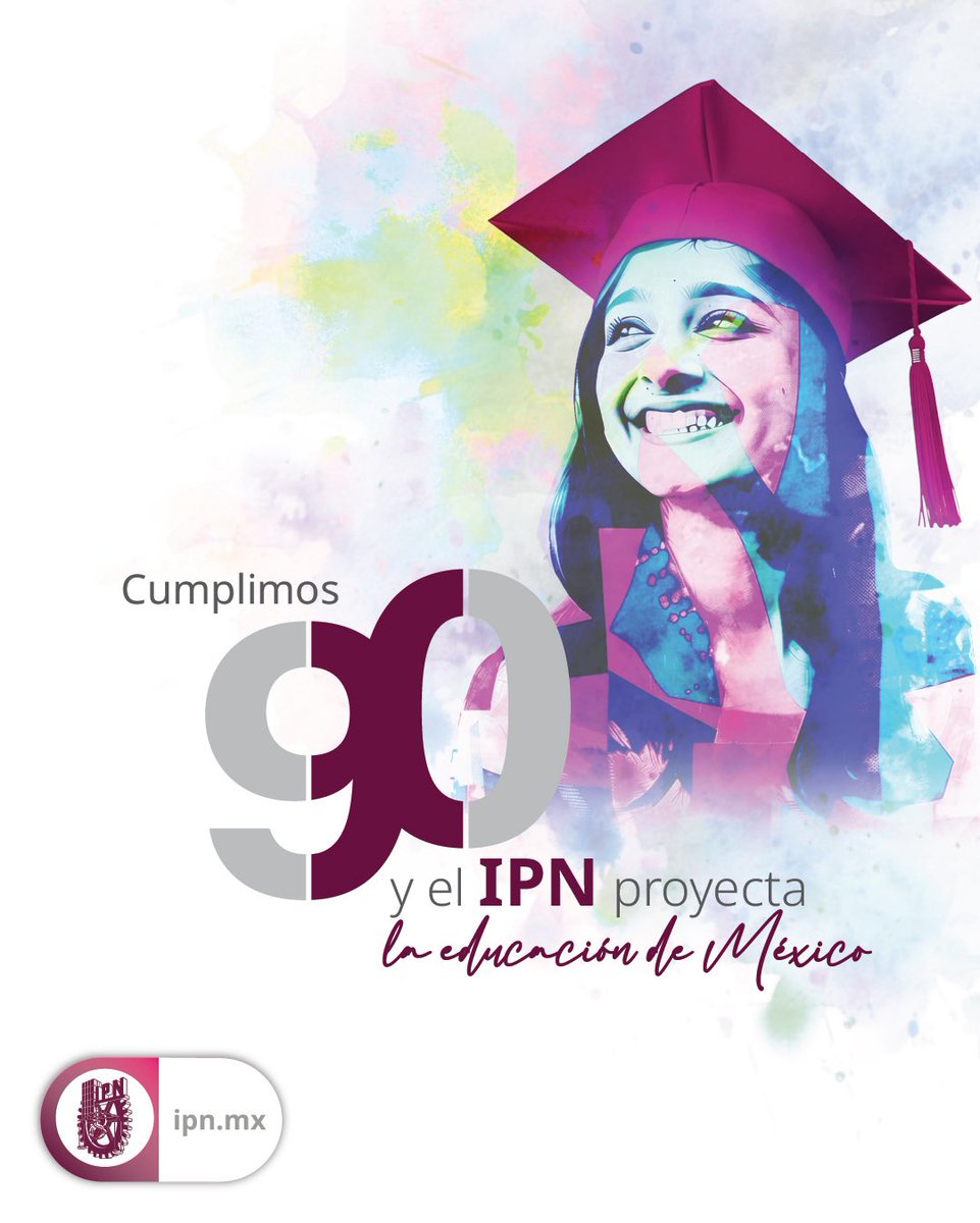 🎓 90 años transformando a México a través de la educación.
Desde sus aulas, laboratorios y espacios de creación, el IPN ha formado generaciones comprometidas con el conocimiento, la ciencia y el desarrollo del país.
Hoy celebramos 90 años de trabajo colectivo y reconocemos a la