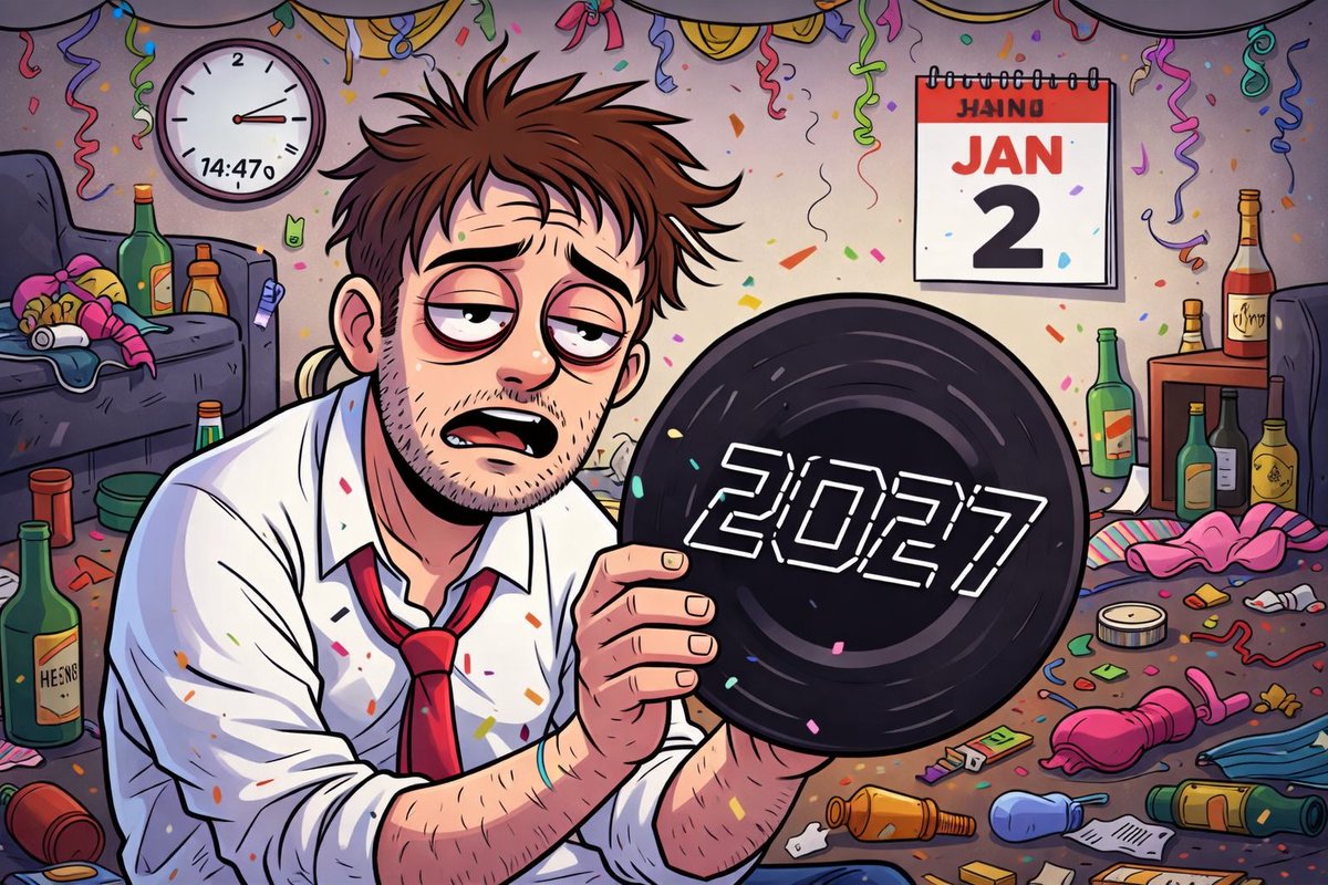 FOR FUCK SAKES

So much for

'New Year, New Me'

Supposed to be my first day at my new job today

Looks like that's out the fucking window

Oh well, didn't like the sound of 2026 anyway

$2027 is my year

I Already Fucked Up