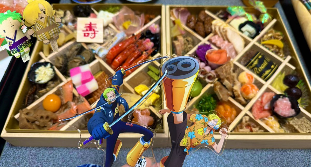 おせち食べた🦐🌸