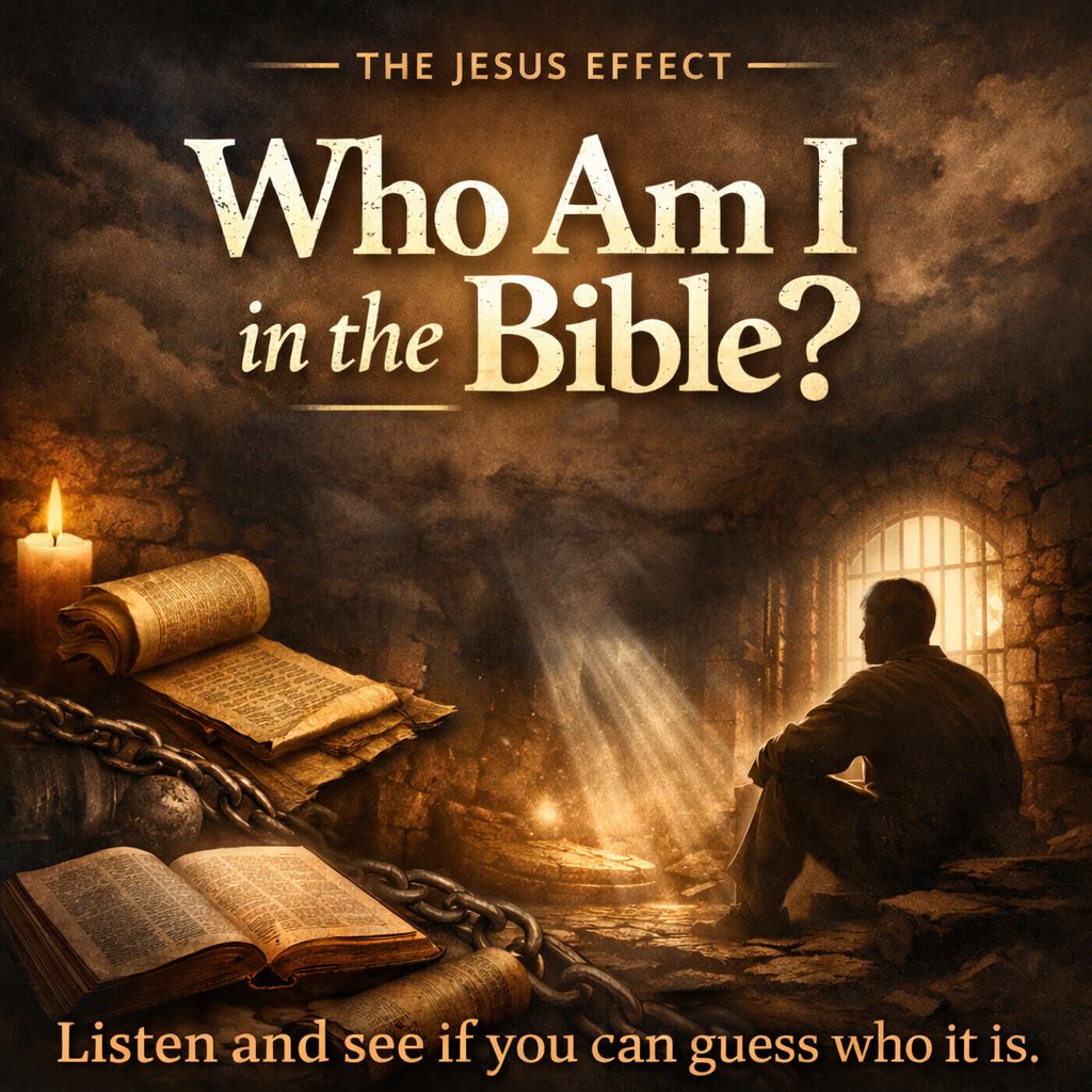 JesusEffectCast's tweet image. 🎙️ Who Am I in the Bible? 🎙️
 Episode 8

Faith isn’t always proven in freedom.
This week’s mystery person shows us how worship can rise in dark places and obedience can open doors no one expects.
Listen… reflect… and see if you can guess who it is.
🎧 thejesuseffectpodcast.com
