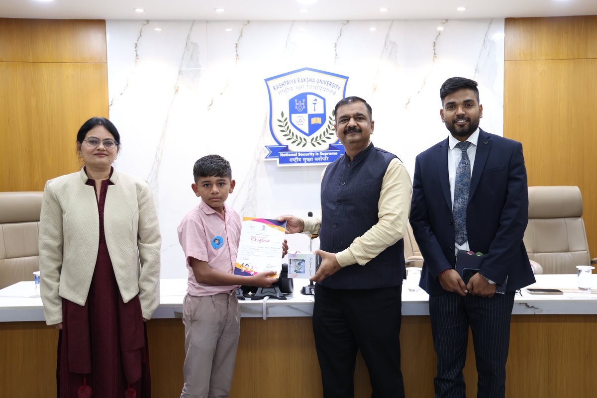 Rashtriya Raksha University (RRU) tweet media