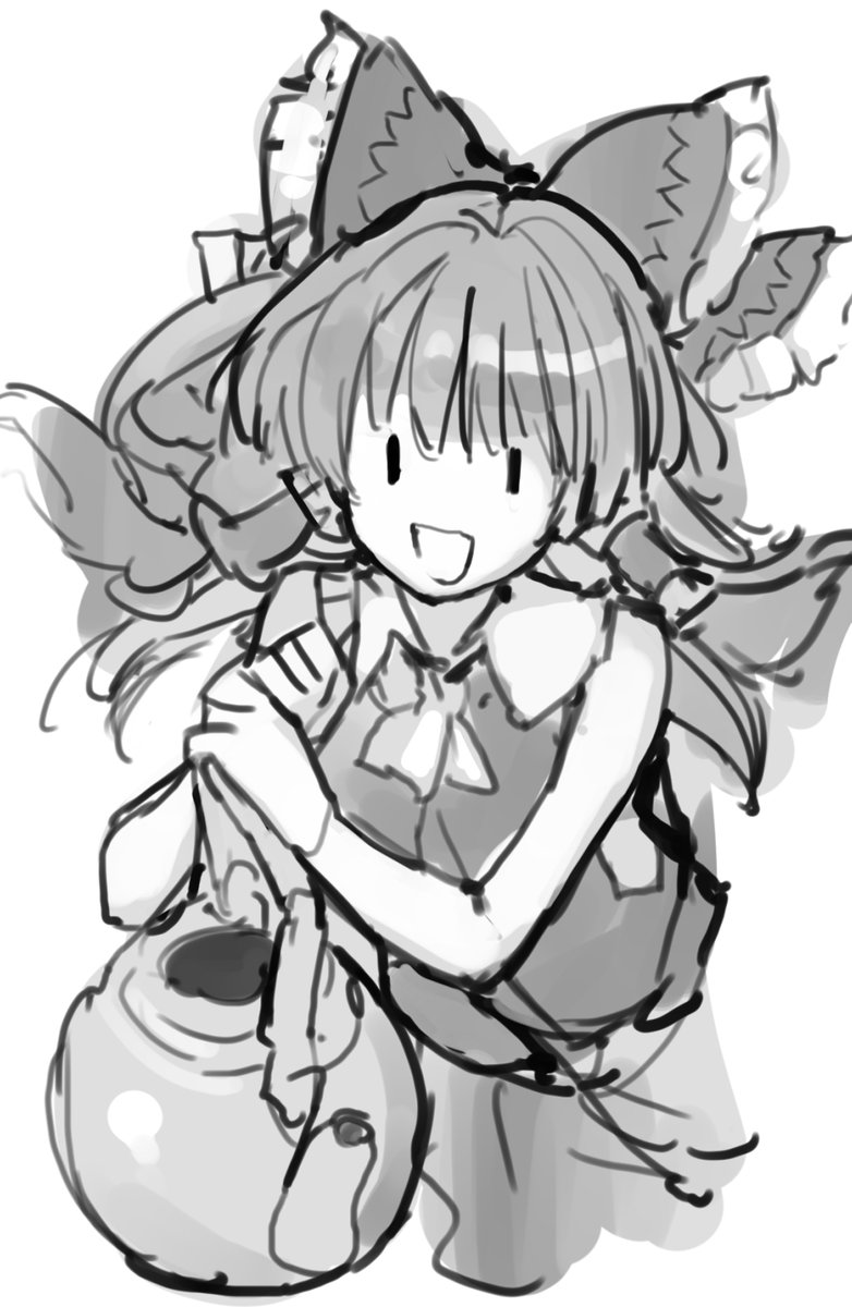 やかん入り特濃霊夢汁をくらえっ😊 