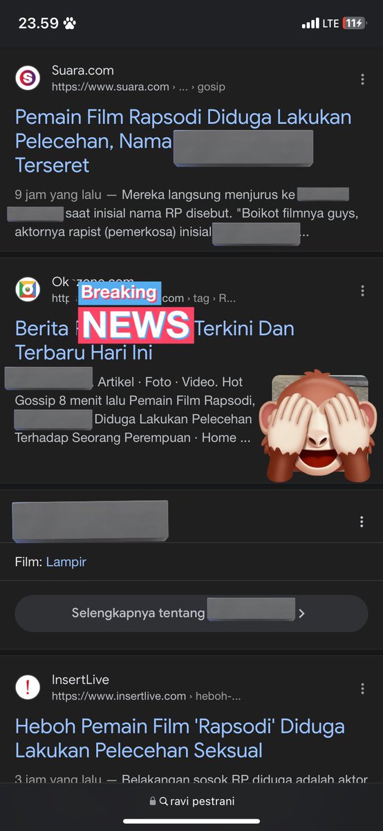 kembaranwonu's tweet image. Well, 2023 lalu di pertunjukan Sal ada pelaku pelecehan sebagai salah satu aktornya. Korban pernah speak up di twt pas film Rapsodi mau rilis krn ada si pelaku, tp Oktober kemarin Sal bikin pertunjukan yg sama dan masih ada si pelaku sebagai aktornya. (Dulu aku fans Sal 😔)