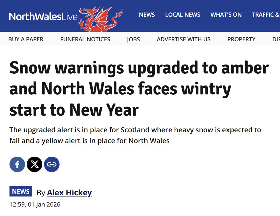 OscarsWild1's tweet image. Told locals the #WeatherModels I use were forecasting 40cm plus in #Wales .. they had hard time believing it

Now the #MetOffice once again alters .. #WeatherWarnings