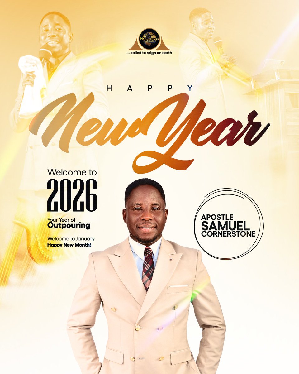Cornerstone_Sam's tweet image. WELCOME TO YEAR 2 0 2 6...

The dawn of a new day is the glory of the morning. A new beginning is here, and we are excited to welcome you to our year of OUTPOURING. May the Lord grant you the insight and wisdom to make the most of this new circle in our life.