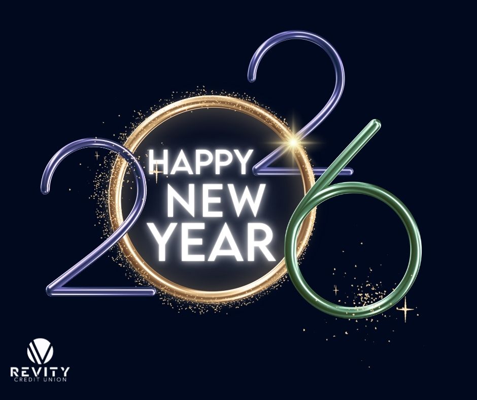 Revity_CU's tweet image. All Revity Credit Union branch locations will be closed today, January 1, 2026, in observation of New Year's Day. You may access your account any time through online banking at RevityCU.com, stopping by your nearest ATM or using our Revity mobile app.