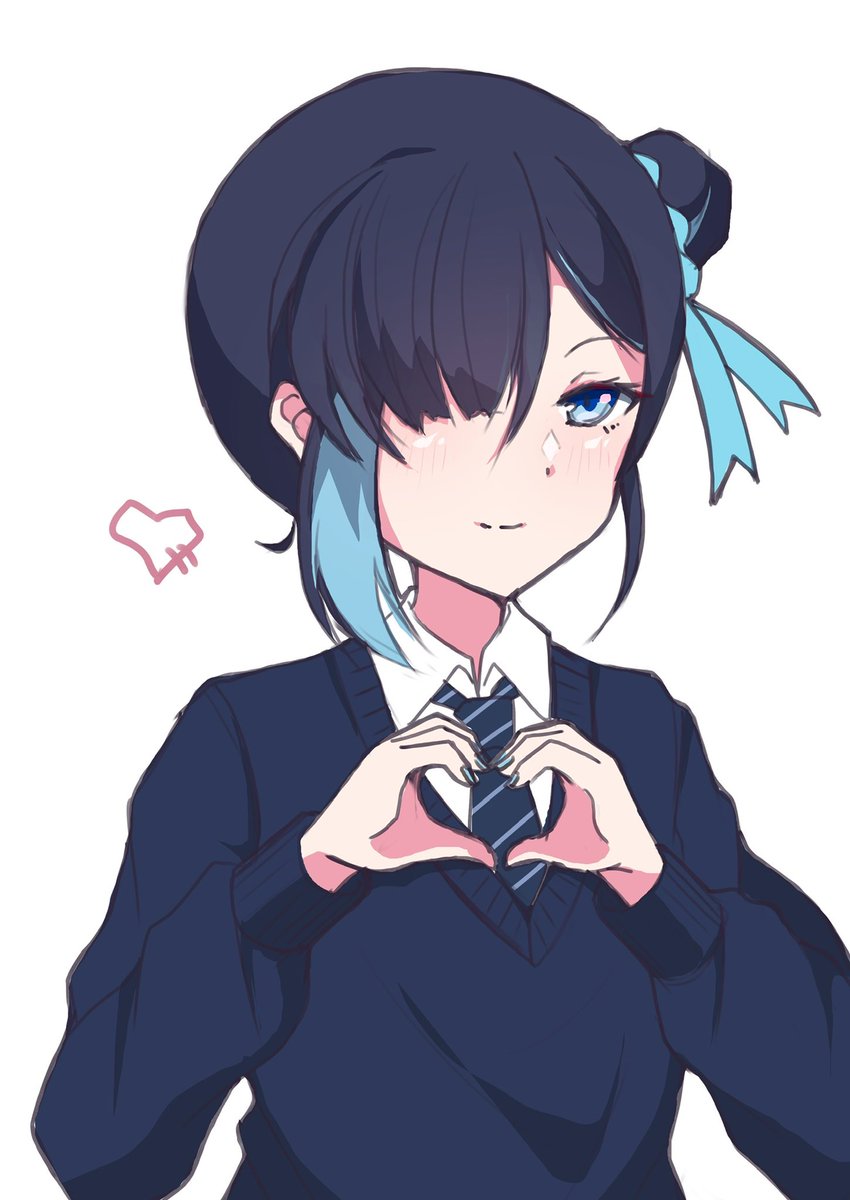 新年描き始めはケースケさんちの風間凛ちゃんでした #かざまーと 