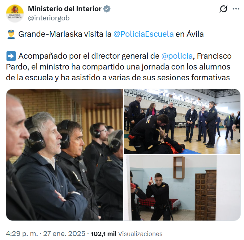Ministerio del Interior tweet media