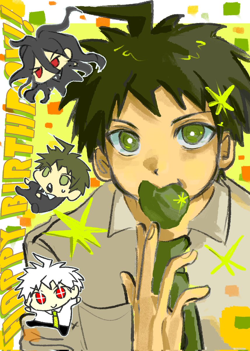 踩个尾巴再画一张 日向君生日快乐呀