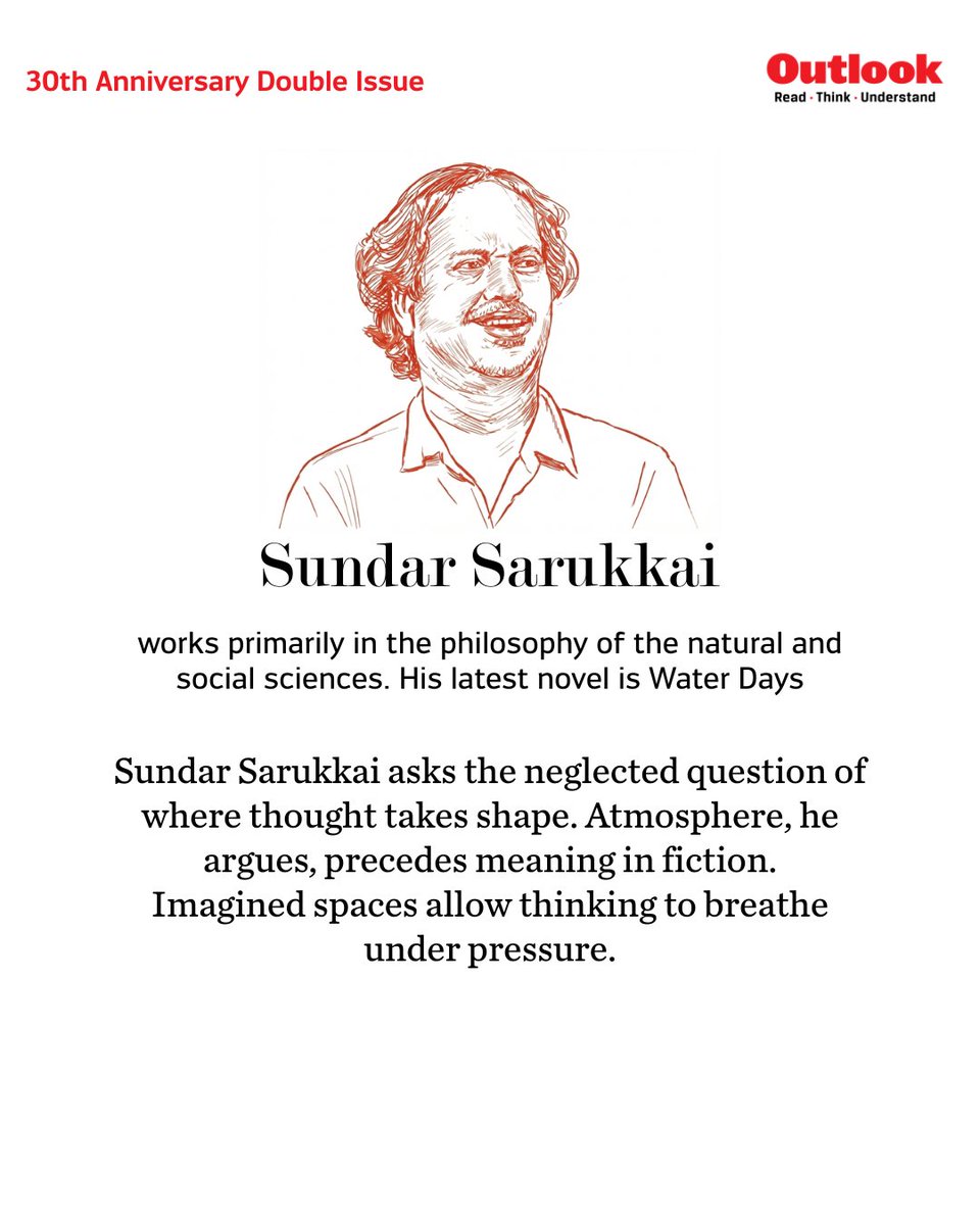 Outlookindia's tweet photo. @GeetChaturvedi @mayabhushan
For this anniversary issue of Outlook, celebrating 30 years, we would like to dissect the urge and creation of imagined spaces as acts of transition, prophecy and resistance.
#OutlookMagazine #OutlookAt30 #Elsewheres #ImaginedSpaces https://t.co/y6dNMBU9Cq