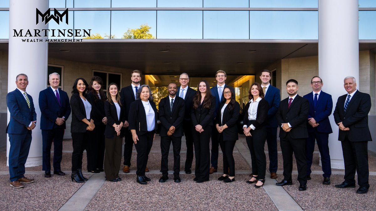 Feeling grateful for my incredible team at Martinsen Wealth Management. I’m proud to work alongside such amazing professionals who make a difference every day. Thank you for all that you do!