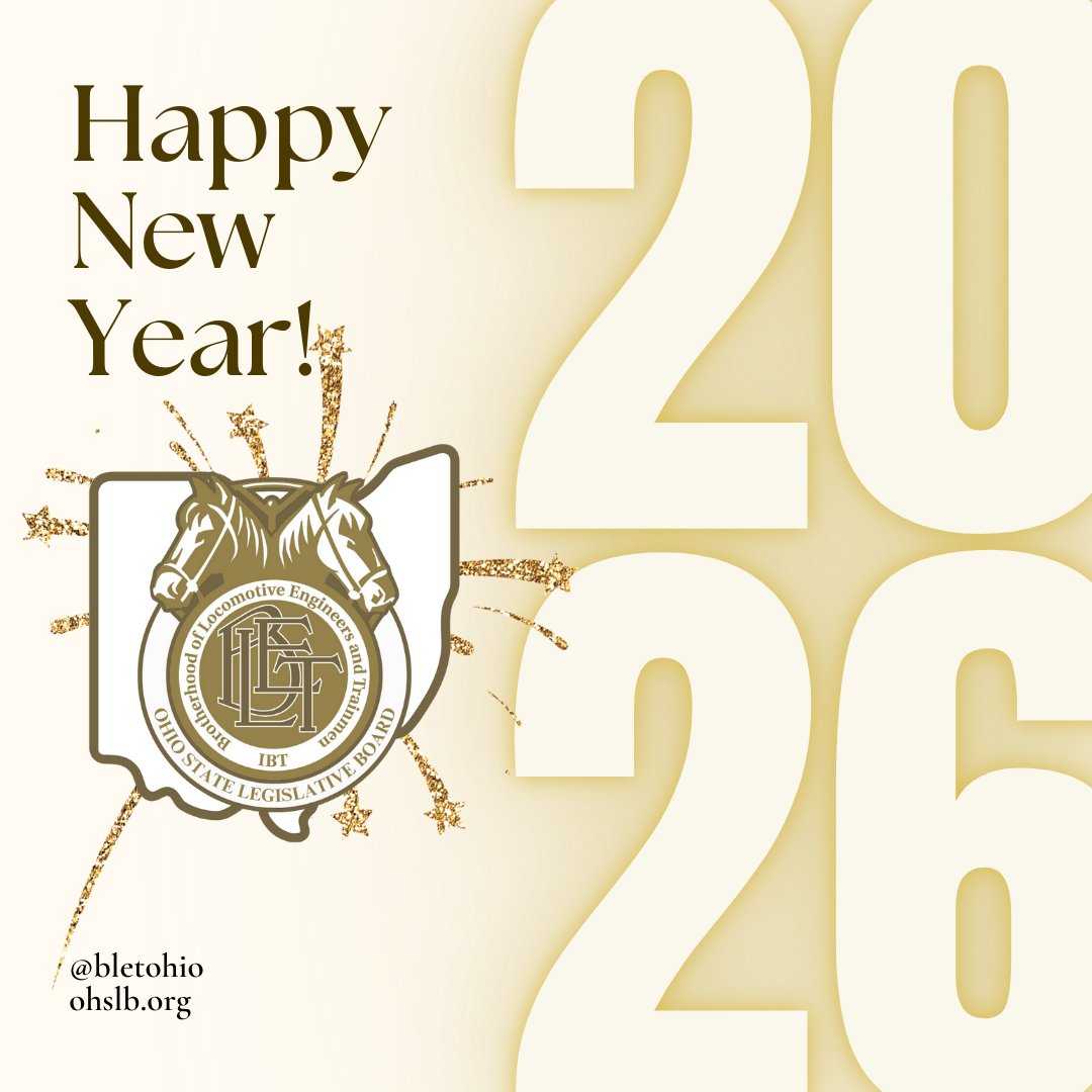 Happy New Year from the BLET Ohio SLB Team!