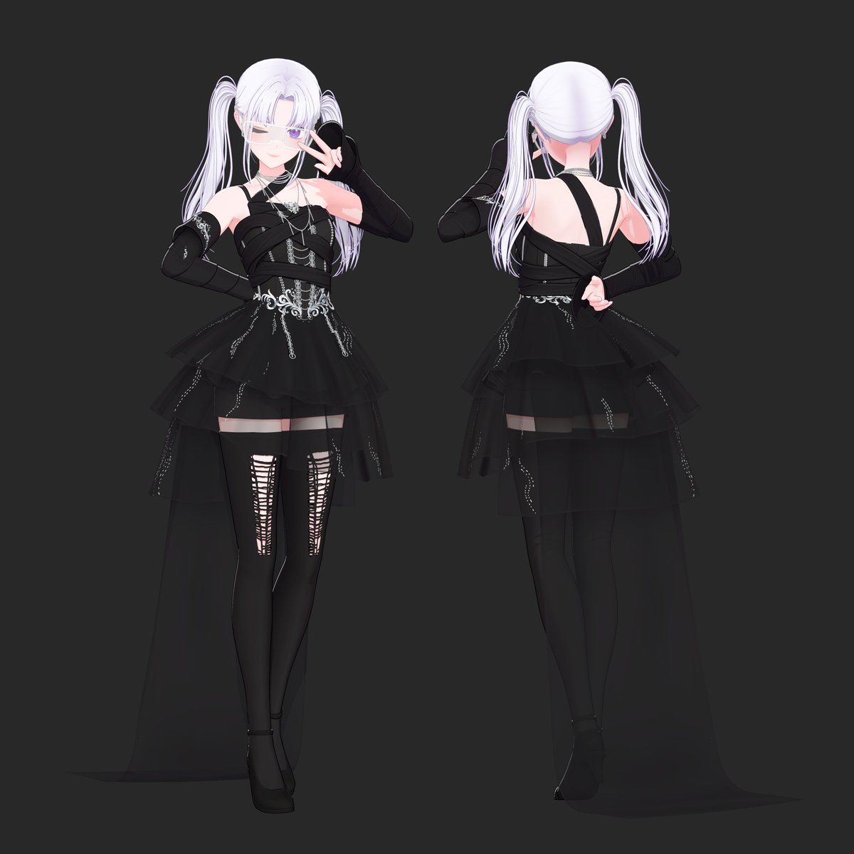 새해 복 많이 받으세요!!
작년에 안올렸던 이미지 몆장

4주년 의상 헤어 제작
디자인 : 미역맨님