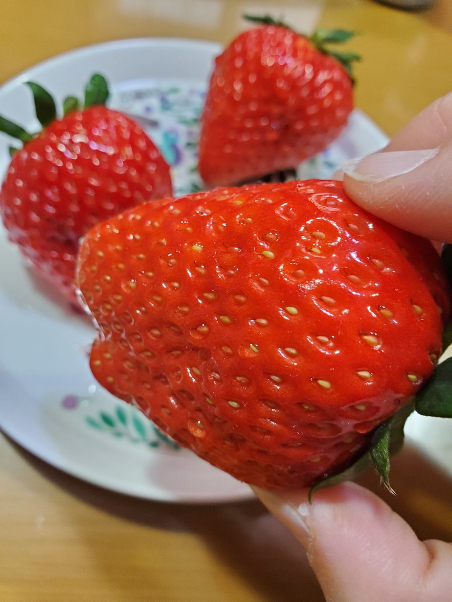 いちご～🍓❤ おっきぃぃ😋