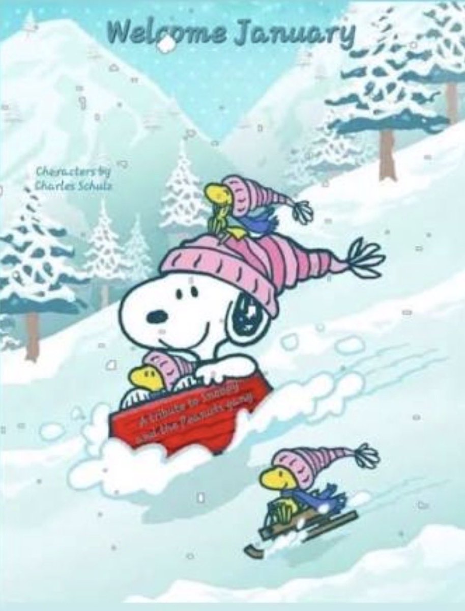 snoopyandfrien6's tweet image. Welcome January
