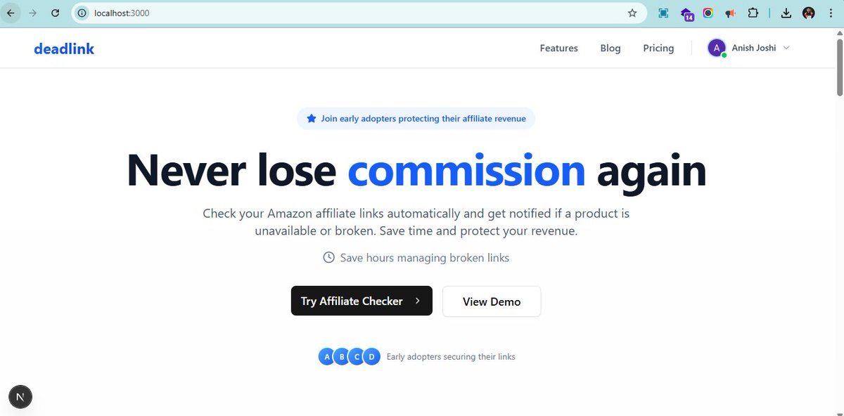 anishjoshi1999's tweet photo. Building a micro-SaaS to track links. Still need a nameโgot any ideas? ๐ก #BuildInPublic #IndieHacker #MicroSaaS #WebDev #SaaS #SEO #LinkTracking #Startup https://t.co/IpogtAlLOX