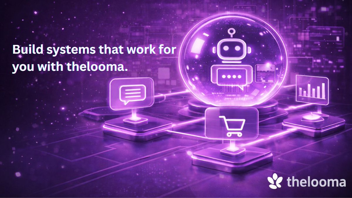 2026 isn’t about working harder.

It’s about building systems that work in the background.
Automate conversations.

Respond to customers instantly inside chat apps.
Scale without friction.

That’s TheLooma.