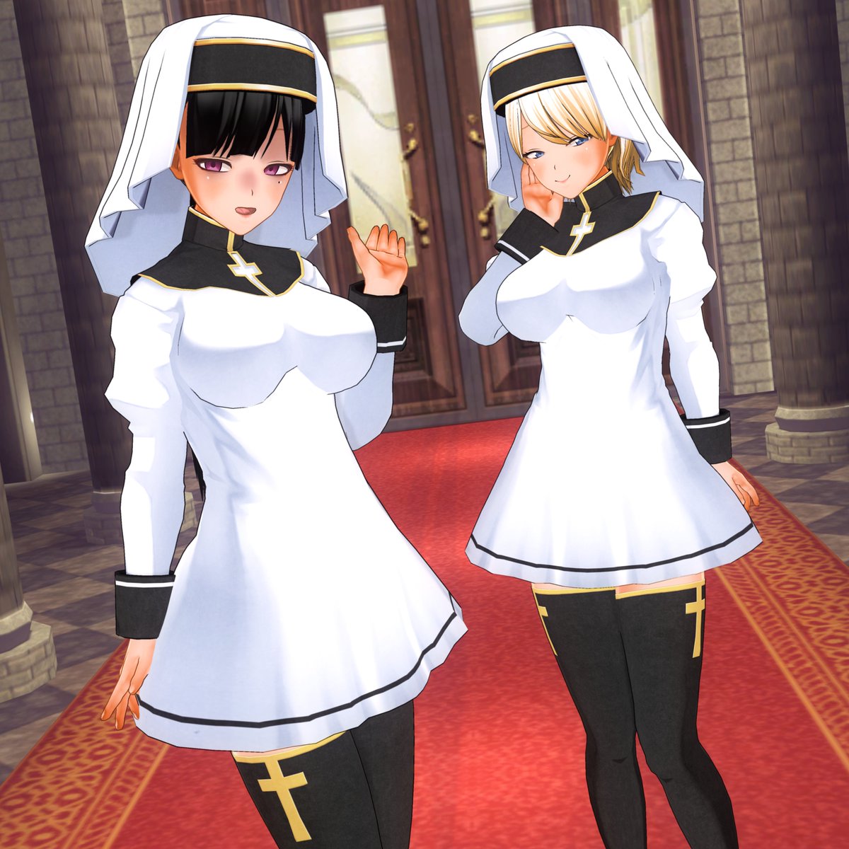 2026年もよろしくお願いします🎍

今年最初の堕ちは宗教洗脳もの。
巫女さんが異教のシスターの「神聖な力」を注ぎ込まれて改宗しちゃう...
異教の忠実な手先となった彼女の熱心な布教により、多くの巫女が異教徒に生まれ変わった... 