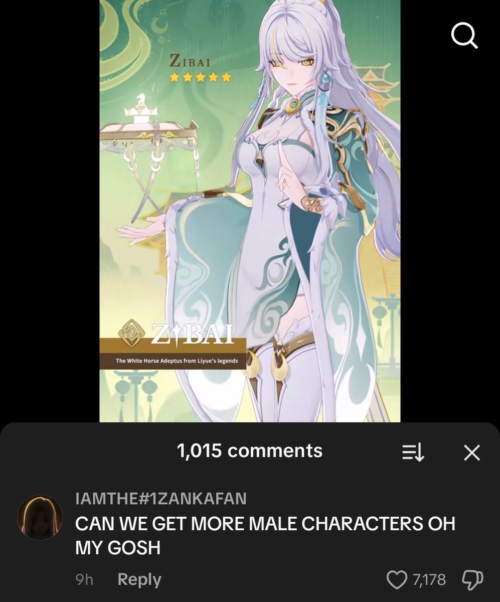 vnhanni's tweet image. Durin - 6.2
Illuga - 6.3
Varka - 6.4
Random male character -6.5

Are you're STILL?? complaining about the gender ratio