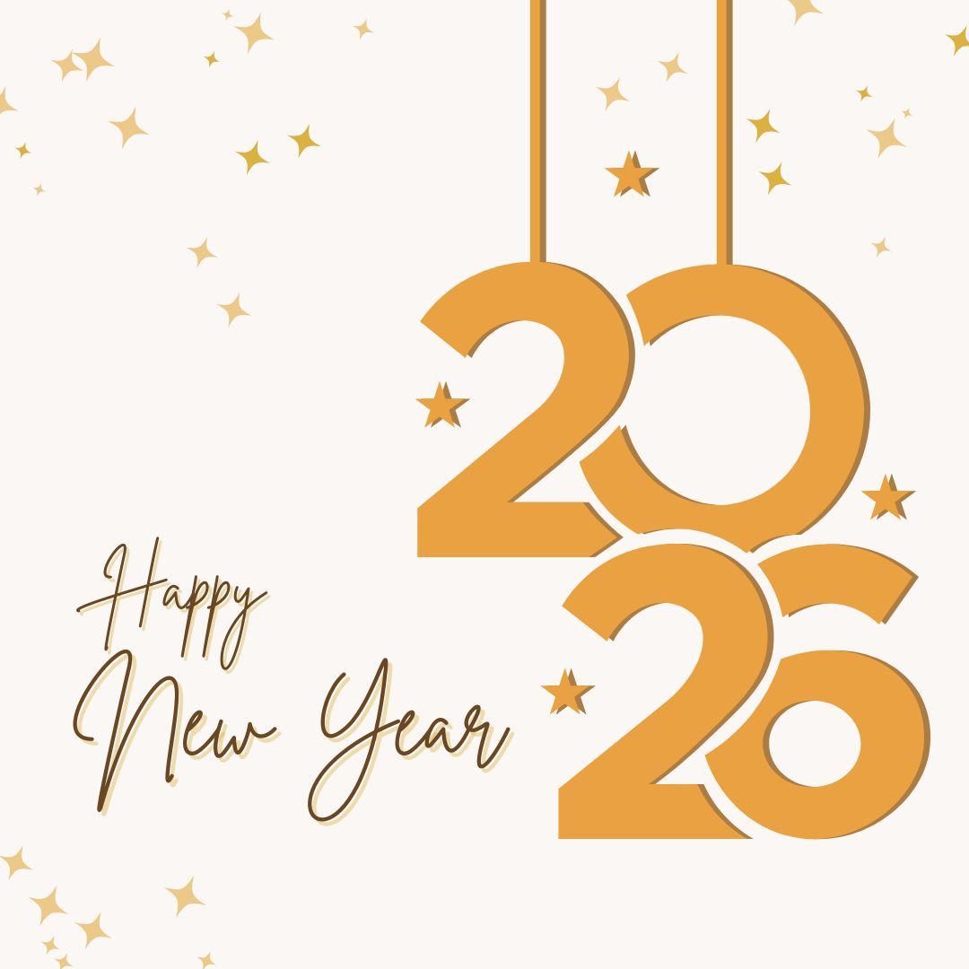 Happy New Year! Wishing you new friendships, continued happiness and much success in 2026.

#HappyNewYear