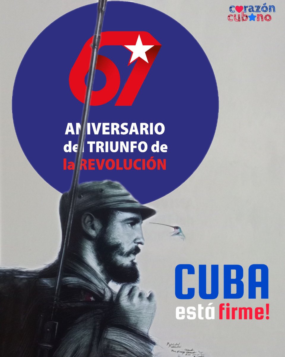 Communist_World's tweet photo. 🇨🇺1 января 2026 года исполняется 67 лет Кубинской революции, проложившей кубинскому народу дорогу к свободе, независимости и социализму. ¡Viva Cuba! ¡Viva la Revolución! https://t.co/t6Zu8VnBHI