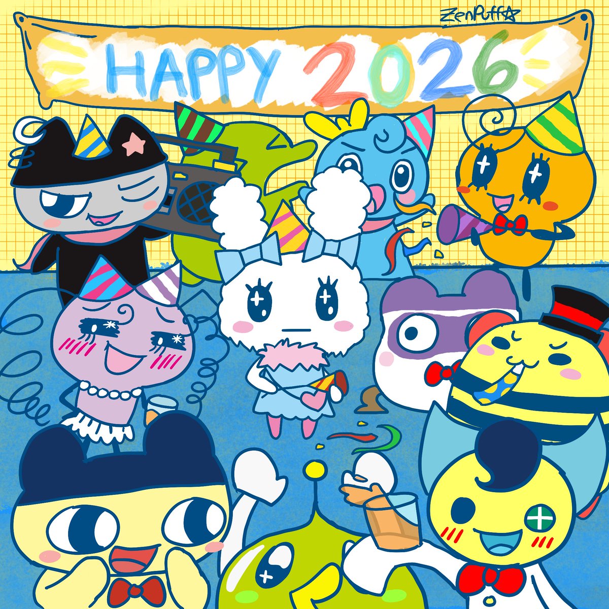 zen_puff's tweet photo. We made it to another year but...
#たまごっち #Tamagotchi https://t.co/ktFcN8mbTm