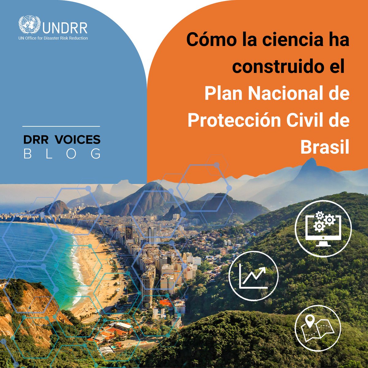 UNDRR_Americas's tweet photo. 🔬 ¿Cómo fortalecer la protección civil con ciencia? 🇧🇷 Brasil ofrece un ejemplo.
Un nuevo blog de #DRRvoices muestra cómo datos, modelado y conocimiento local dieron forma al Plan Nacional de Protección y Defensa Civil, integrando ciencia y participación comunitaria. https://t.co/6LrPC8ecz3
