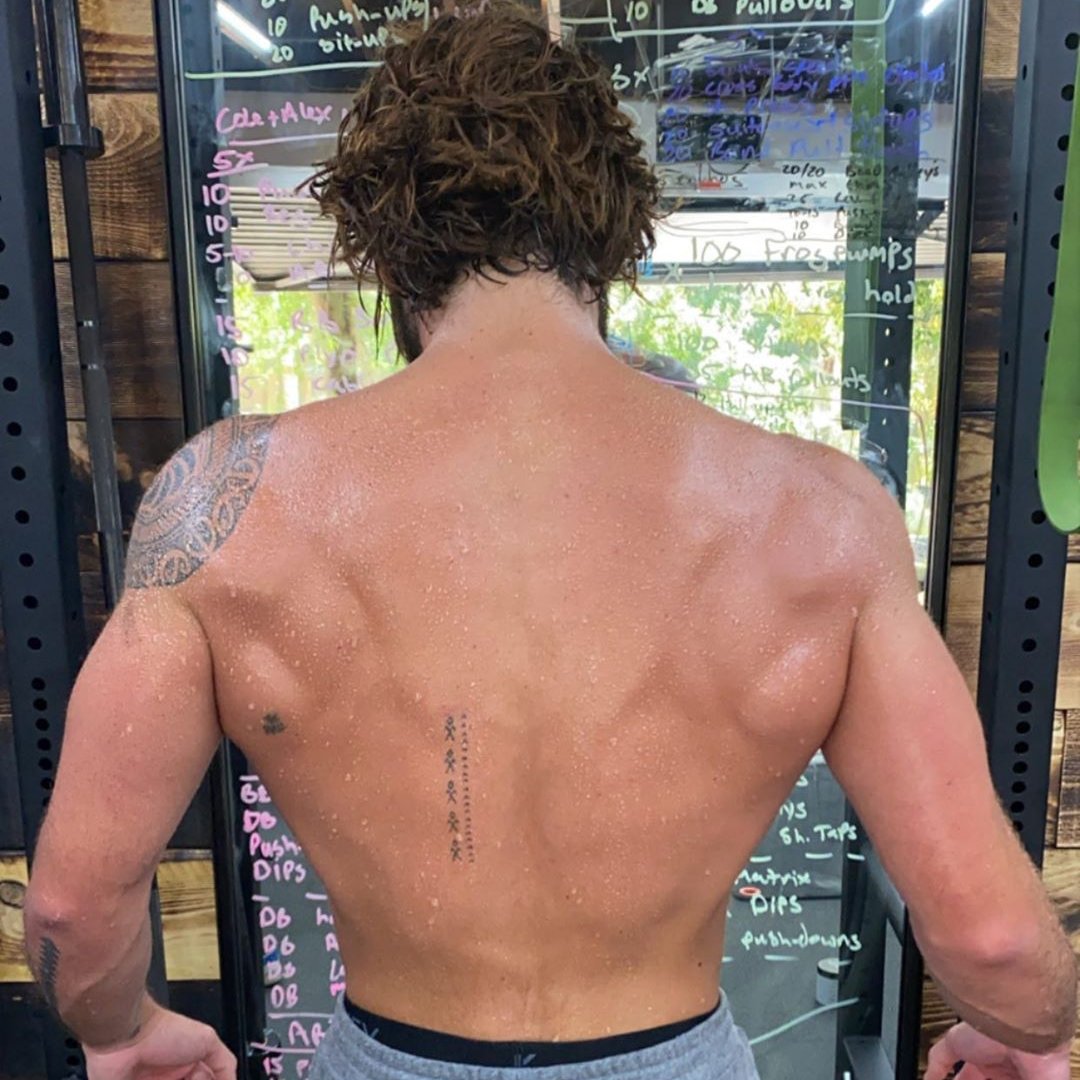 to lick up all that musky, tasty sweat