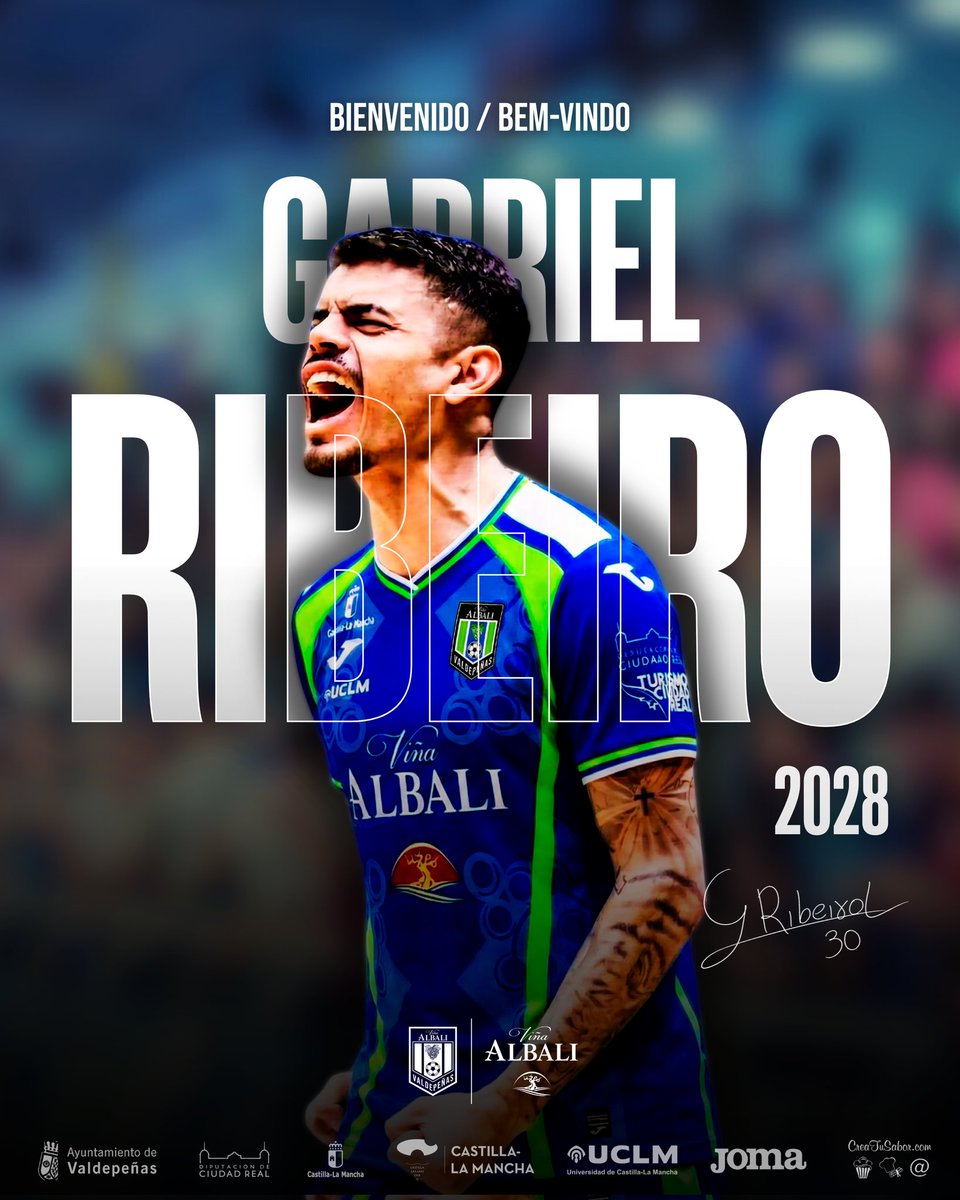 𝐑𝐢𝐛𝐞𝐢𝐫𝐨 𝐫𝐞𝐠𝐫𝐞𝐬𝐚 𝐚𝐥 𝐕𝐢𝐧̃𝐚 𝐀𝐥𝐛𝐚𝐥𝐢 𝐕𝐚𝐥𝐝𝐞𝐩𝐞𝐧̃𝐚𝐬

🔙 Ya jugó en el club vinatero durante la temporada 21/22

🇧🇷 El internacional brasileño procede del Minas

✍🏼 Firma hasta 2028

👉🏼 fsvaldepenas.com/noticia/comuni…

#BienvenidoRibeiro #ViñaAlbaliValdepeñas