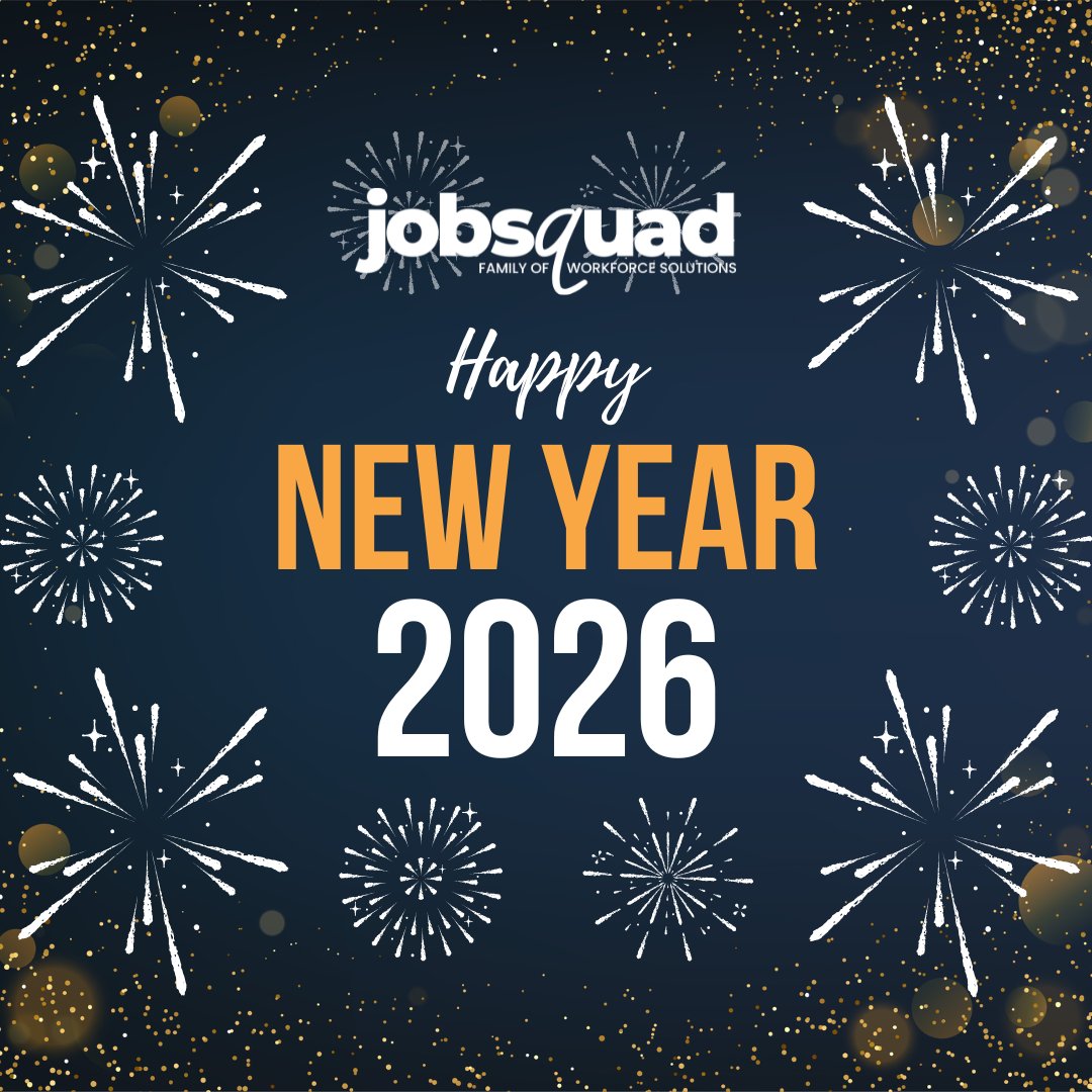 JobSquad_'s tweet image. 🎉✨ HAPPY NEW YEAR FROM THE JOBSQUAD! 🥳 Let's kick off the new year with a bang and crush our career goals together! 💼💪 Here's to a year filled with growth, success, and endless opportunities. Cheers to making 2026 the best year yet! 🎊 #NewYearNewGoals #JobSquad